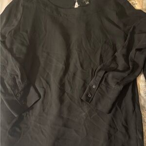 Ann Taylor Women’s Black Long Sleeve Shirt EUC